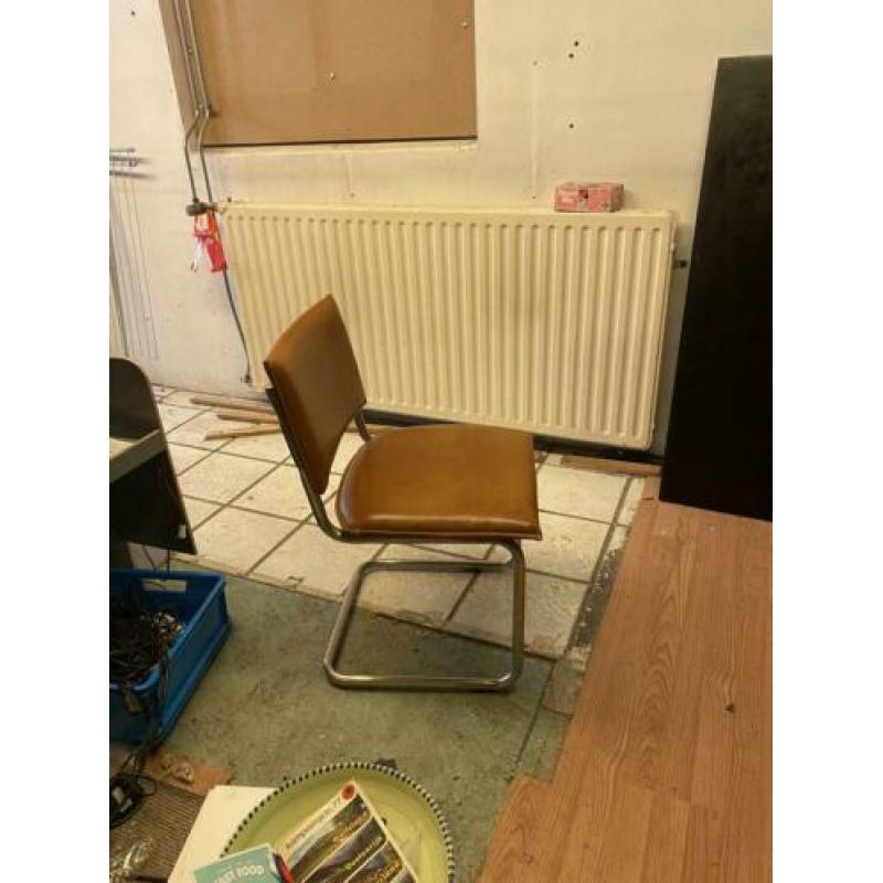 4 stoelen bruin sky