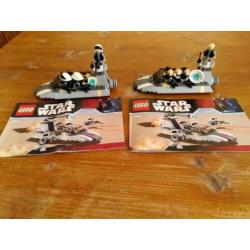 Lego Star Wars 7668 Rebel Scout Speeder (2 sets)
