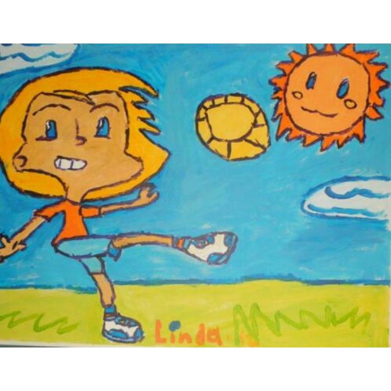 schilderij voetballer (12)