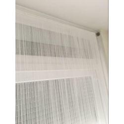 Draadgordijn hoog kwaliteit wit 300/240 cm B/H
