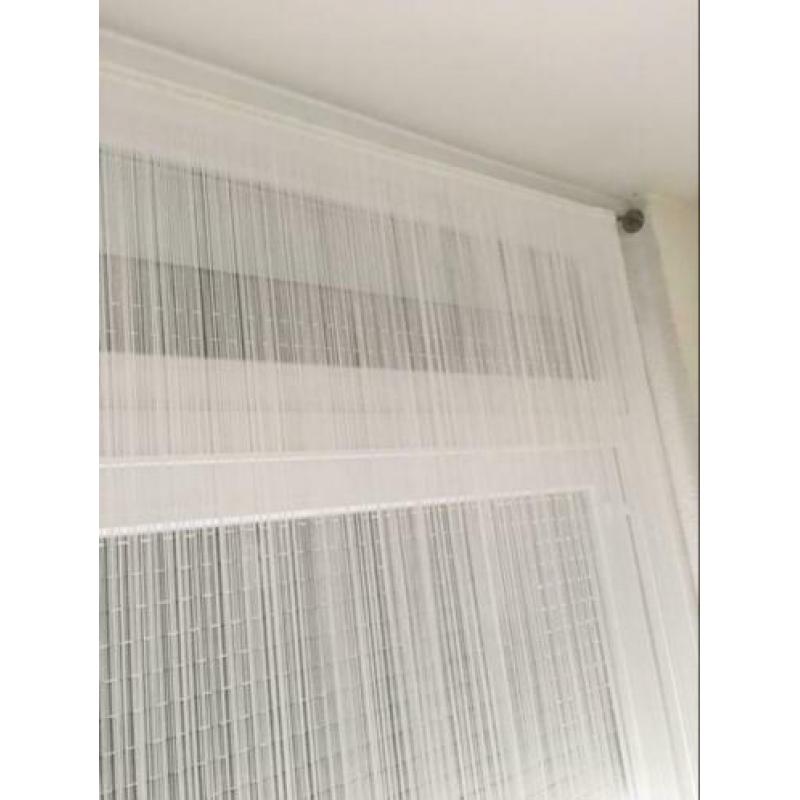 Draadgordijn hoog kwaliteit wit 300/240 cm B/H