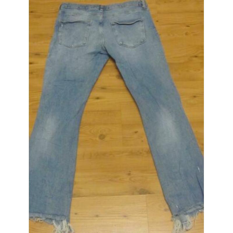 ZARA - Nieuwstaat mooie jeans, blauw, jeansmaat 33.