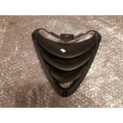Piaggio Zip SP voorkap grill NIEUW mat zwart gril grille