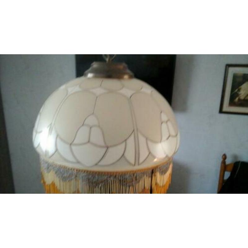 Hanglamp met kralenrand