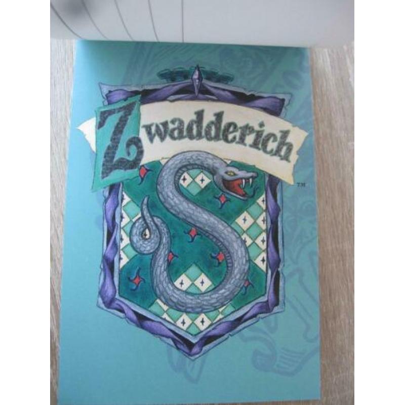 Uilenpost boekje met nog 14 van de 16 kaarten harry potter
