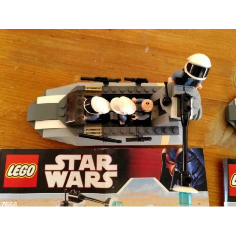 Lego Star Wars 7668 Rebel Scout Speeder (2 sets)