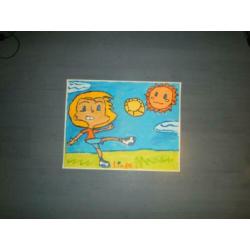 schilderij voetballer (12)