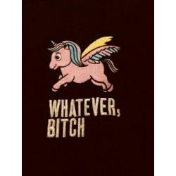 Gave zwarte COLOURFUL Rebel trui met Unicorn borduursel!