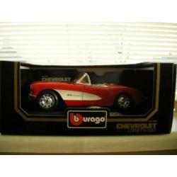 CHEVROLET CORVETTE 1957 miniatuur 1:18