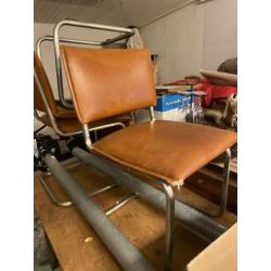 4 stoelen bruin sky