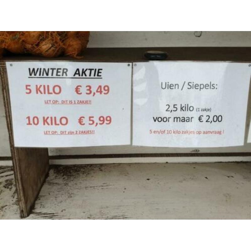 Heerlijke aardappelen en uien