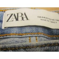 ZARA - Nieuwstaat mooie jeans, blauw, jeansmaat 33.