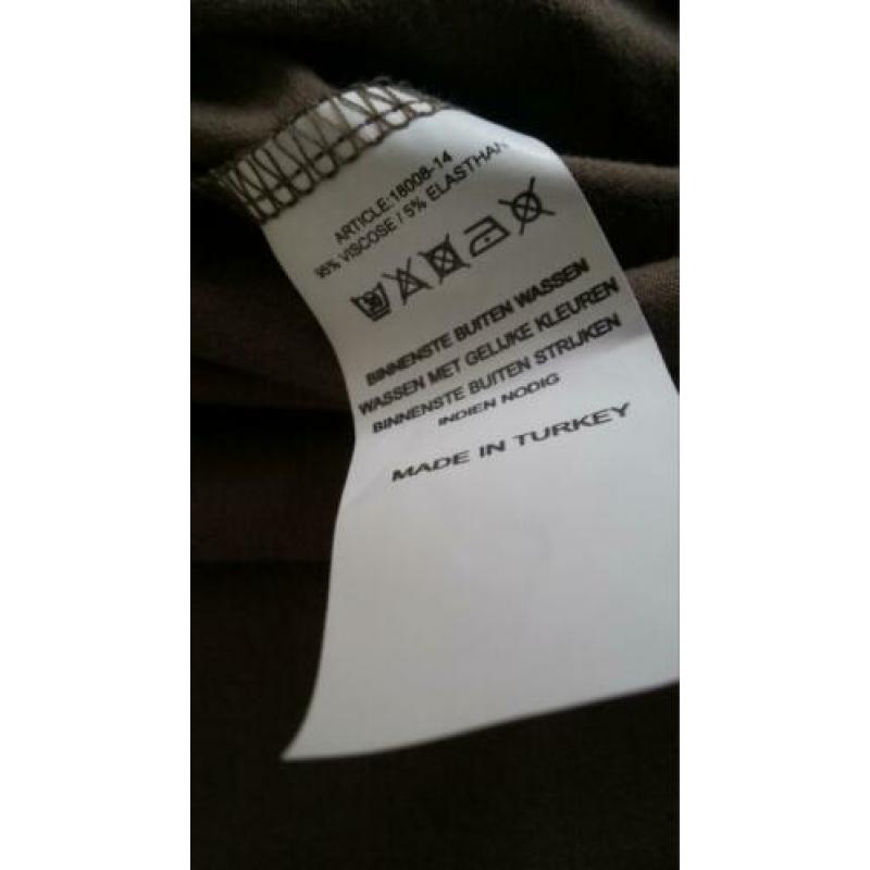 NEW 44/XL DONNA DURA Bolero vestje zomer bruin taupe beige