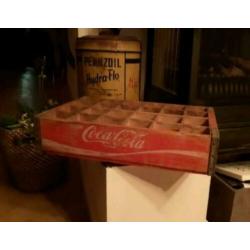 coca cola houten kist met plankjes 76