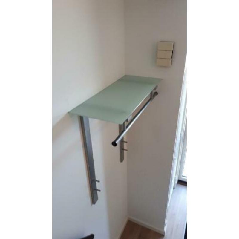 Kapstok Spinder Design Dutch metaal / mat glas