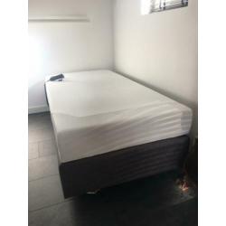 Box spring hoog laag bed