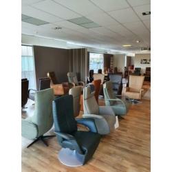 Showroom fauteuils met 40% Korting.