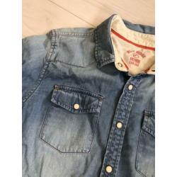 Blauwe spijkerblouse BLUE RIDGE - WE