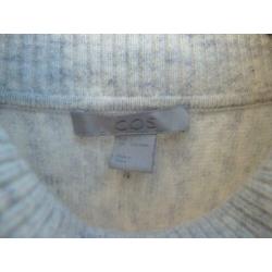 COS: grijs gebreide jurk/trui (mt 44/46) GRATIS VERZENDING