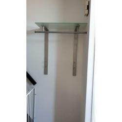 Kapstok Spinder Design Dutch metaal / mat glas
