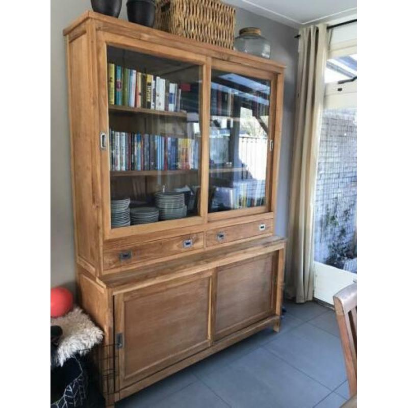 Prachtige teak houten buffetkast