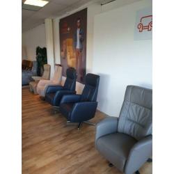 Showroom fauteuils met 40% Korting.