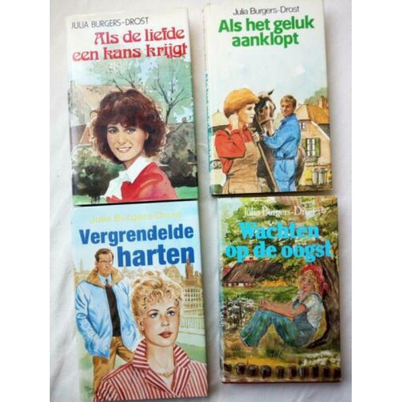 4 streek romans van Julia Burgers Drost, Als het geluk aankl