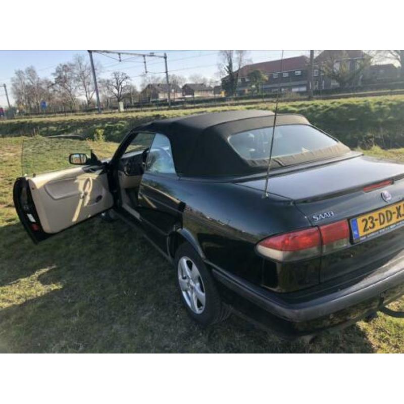 Saab 9-3 2.0 I Cabrio AUT 1999 Zwart in uitstekende staat