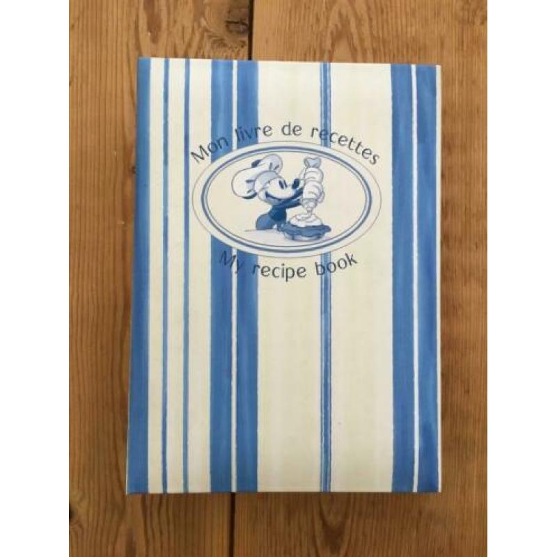 Receptenboek Mickey Mouse om zelf recepten in te schrijven