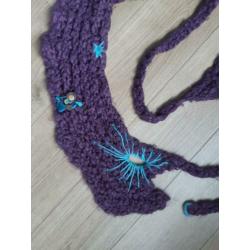 Hippe paarse sjaal van Roxy voor dames