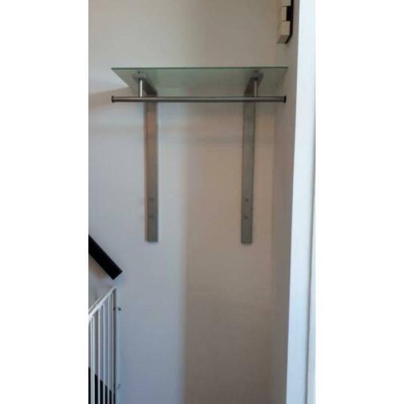 Kapstok Spinder Design Dutch metaal / mat glas