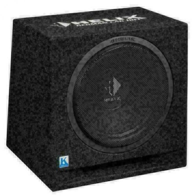 Helix Subwoofer set met 4 kanaals versterker 350rms