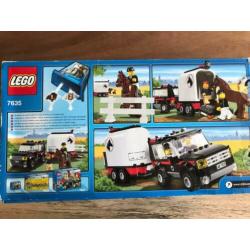 Lego City 7635 Paardentrailer compleet in doos!