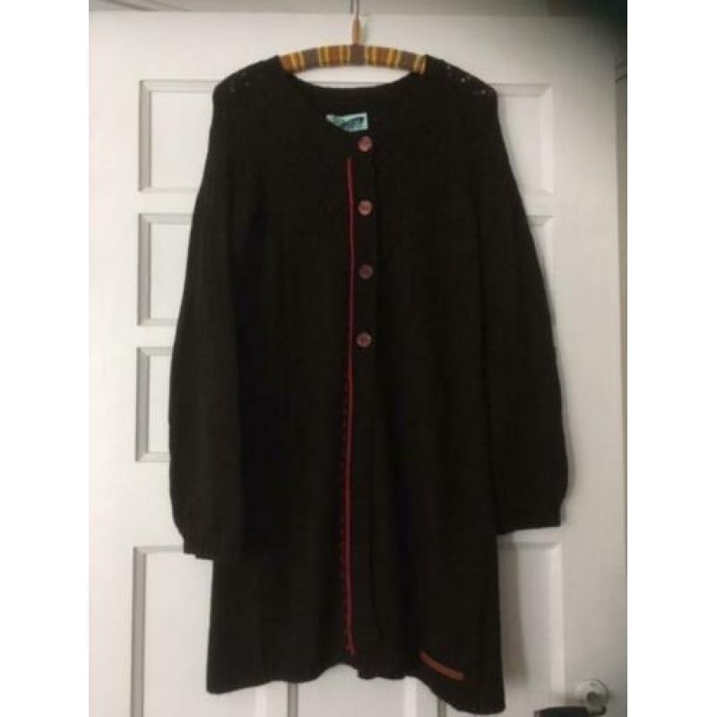 Mt L 42 - Packers & Pioneers bruin oa cashmere wollen vest