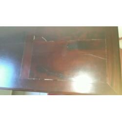Antieke mahoniehouten kast