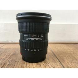 Tokina 11-16mm DX F2.8 voor Canon