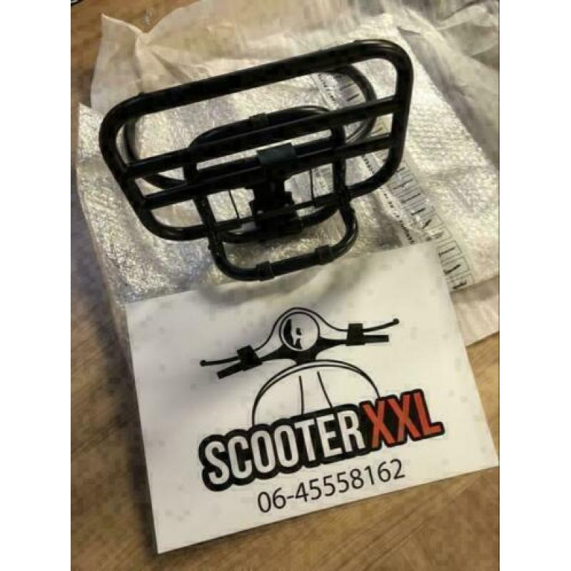 Originele vespa gts achterdrager rekje klapdrager zwart
