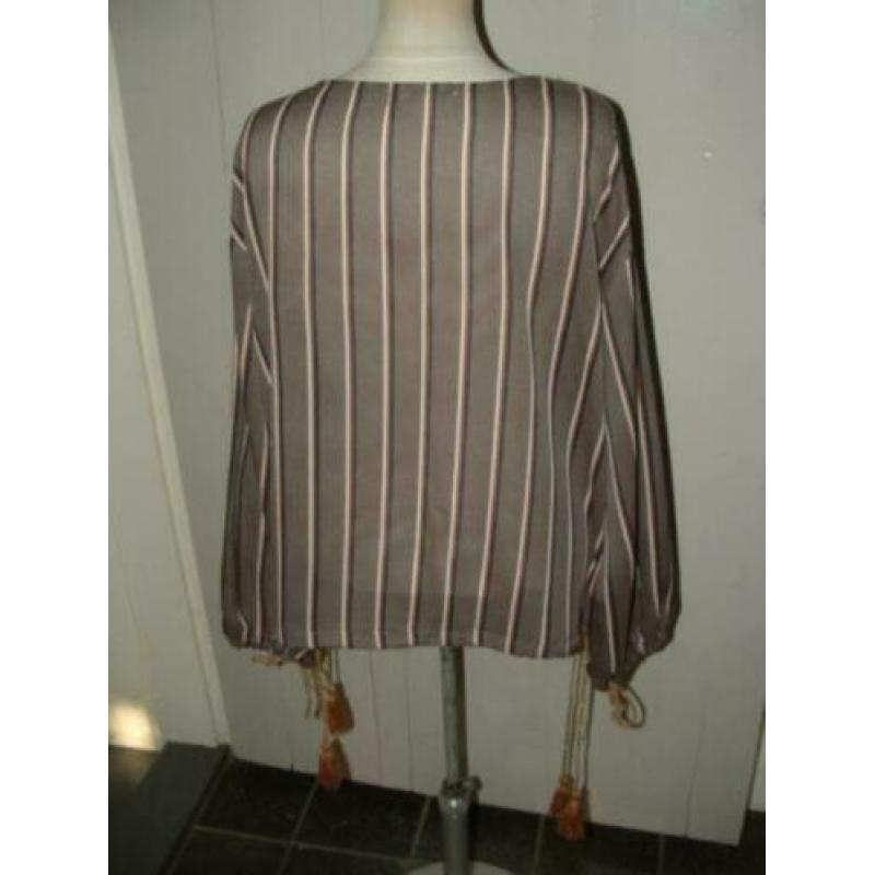 Meisie voile ( semi-transparant) top - blouse maat M