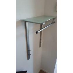 Kapstok Spinder Design Dutch metaal / mat glas