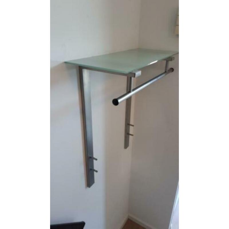 Kapstok Spinder Design Dutch metaal / mat glas