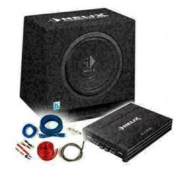 Helix Subwoofer set met 4 kanaals versterker 350rms