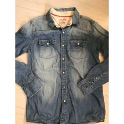 Blauwe spijkerblouse BLUE RIDGE - WE