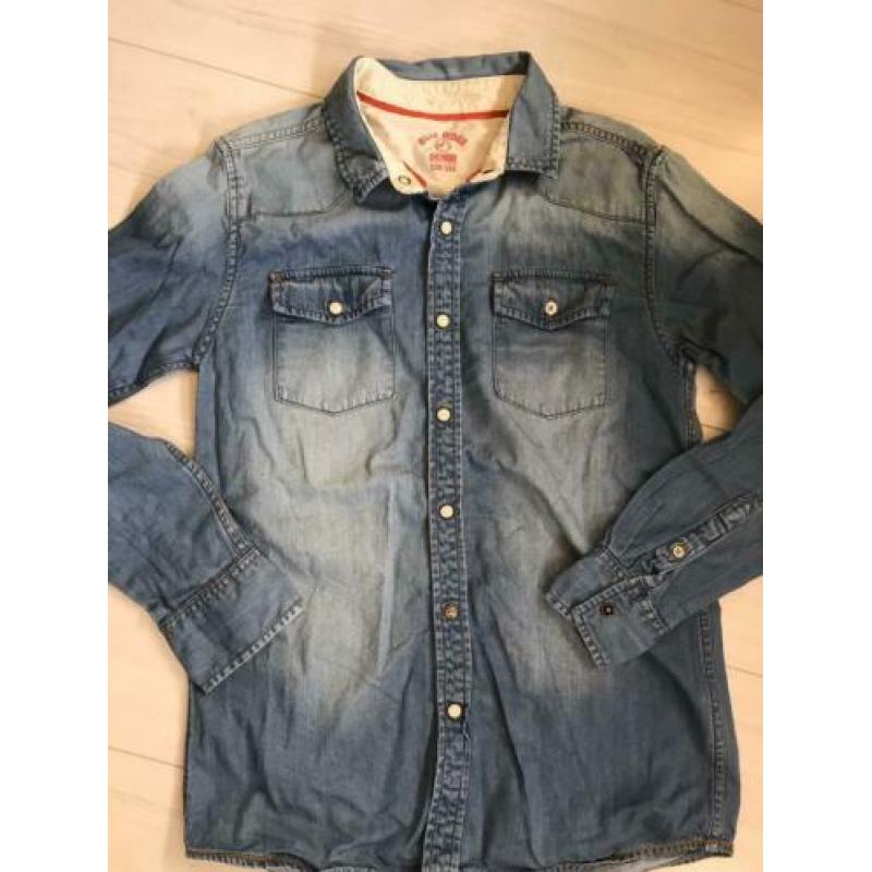 Blauwe spijkerblouse BLUE RIDGE - WE