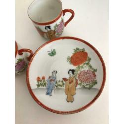 chinese theekopjes en kommetjes vintage