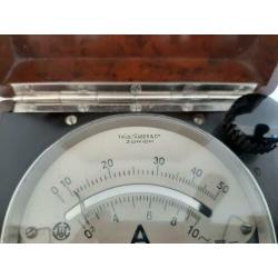Antieke Bakkelieten Voltmeter