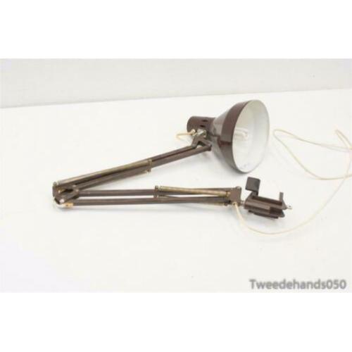 Bureaulamp, bruin ,Landskrona 89973