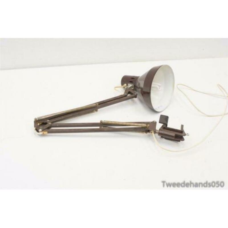 Bureaulamp, bruin ,Landskrona 89973