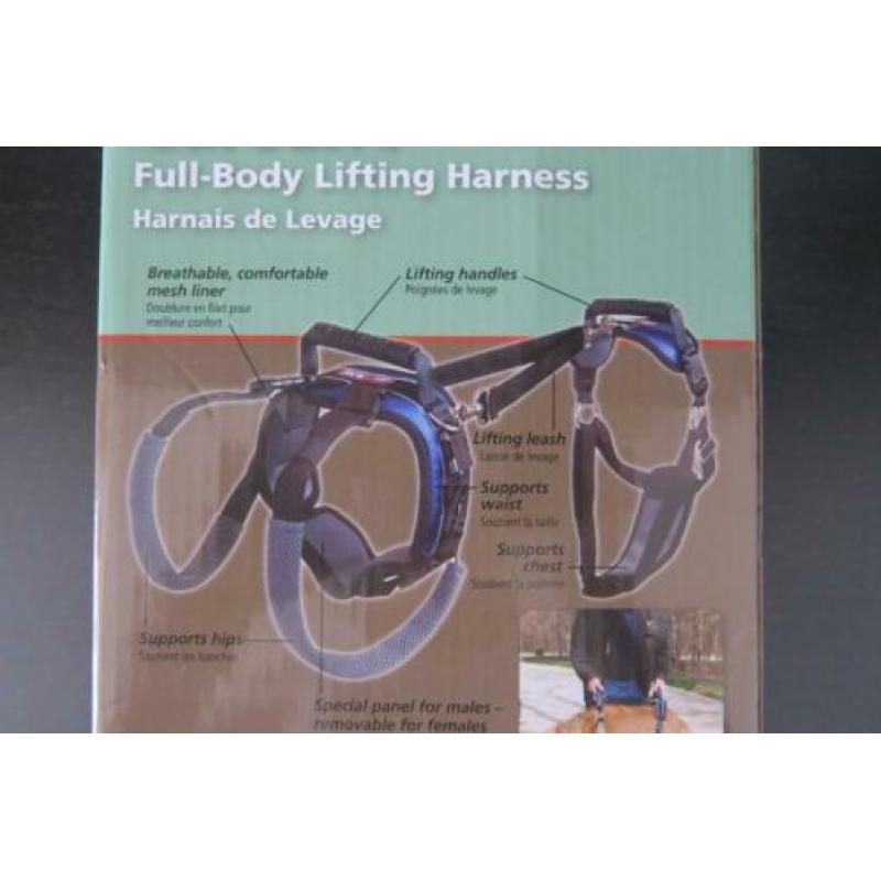 Full Body Lifting Harness, Draagtuig voor grote hond