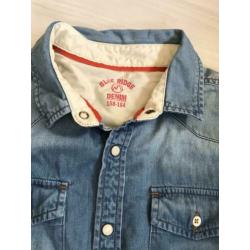 Blauwe spijkerblouse BLUE RIDGE - WE