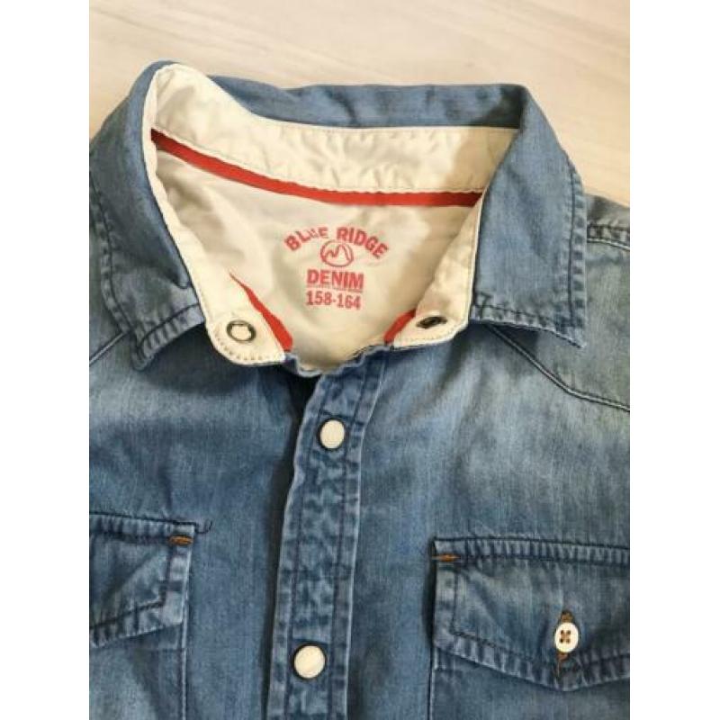 Blauwe spijkerblouse BLUE RIDGE - WE